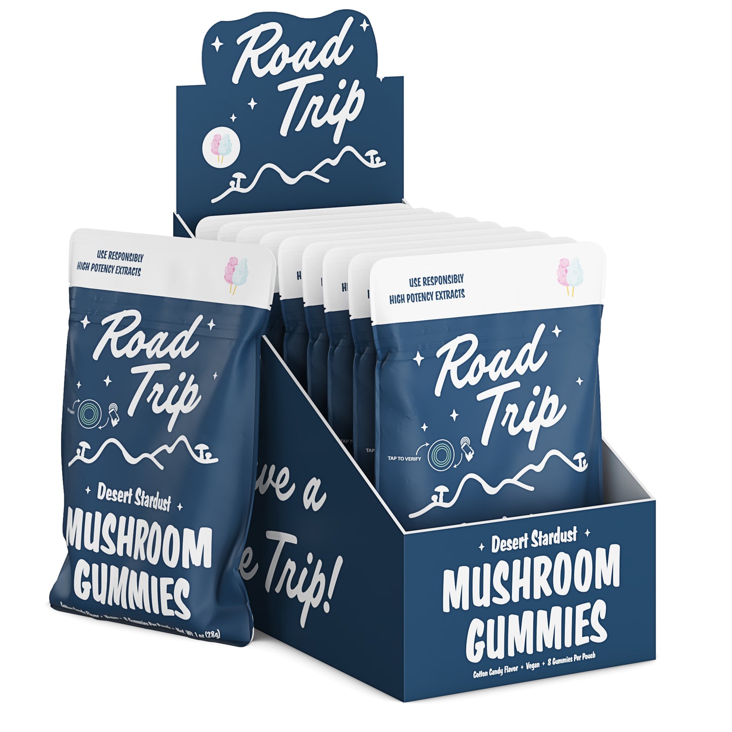 Desert Stardust Mushroom Gummies - Cotton Candy