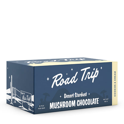 Desert Stardust Mushroom Chocolate Bar - Cookies & Cream