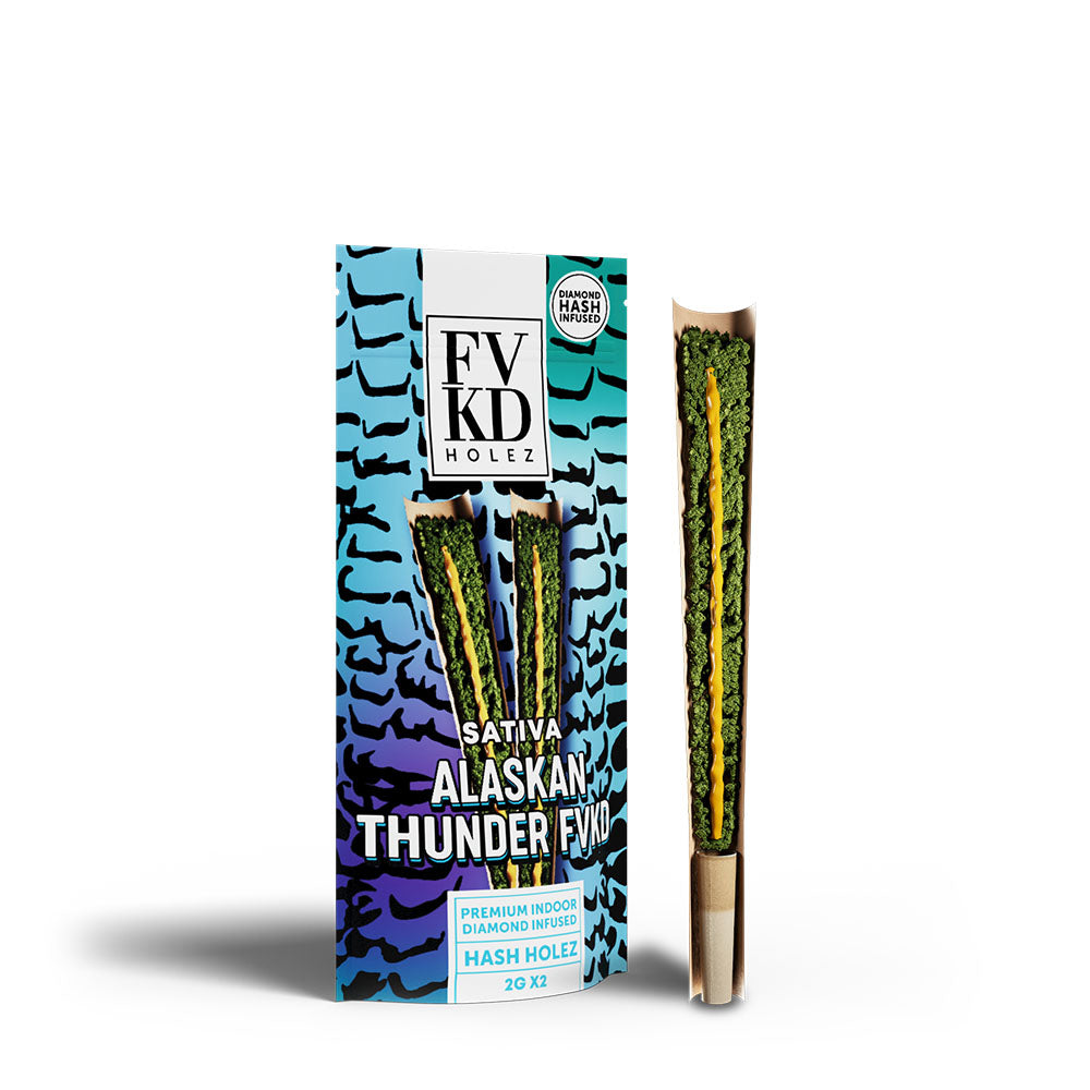 FVKD Diamond Infused Naked Hash Holez – 2g x 2ct