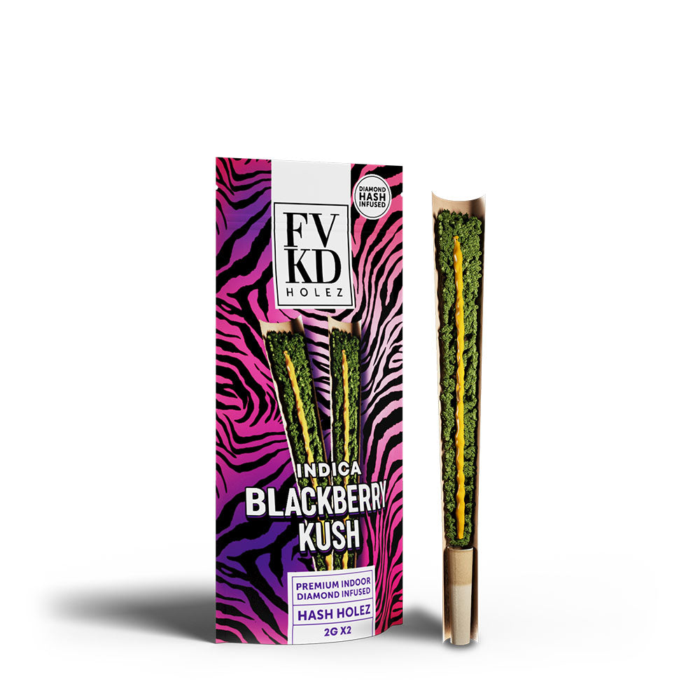FVKD Diamond Infused Naked Hash Holez – 2g x 2ct