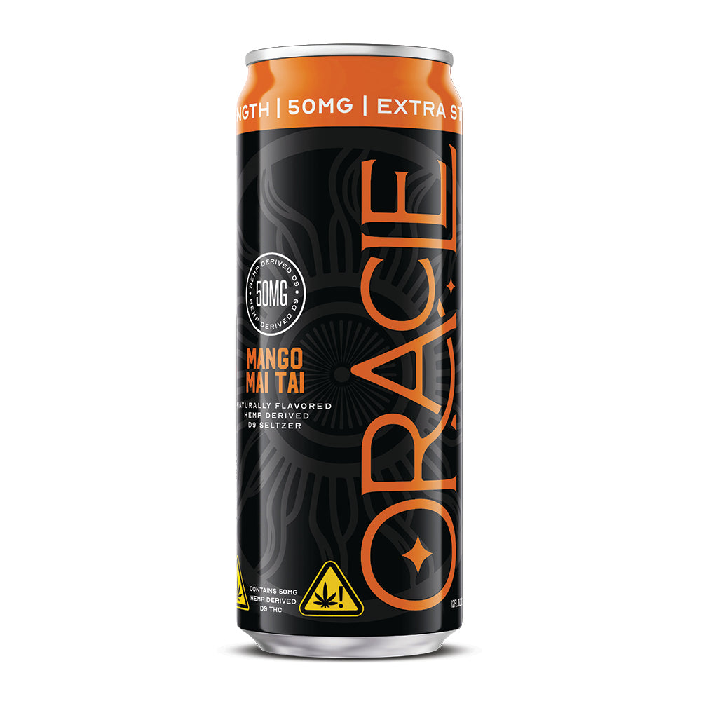 Oracle Organix EXTRA STRENGTH Sparkling THC Seltzer – 50mg – Choose Your Flavor