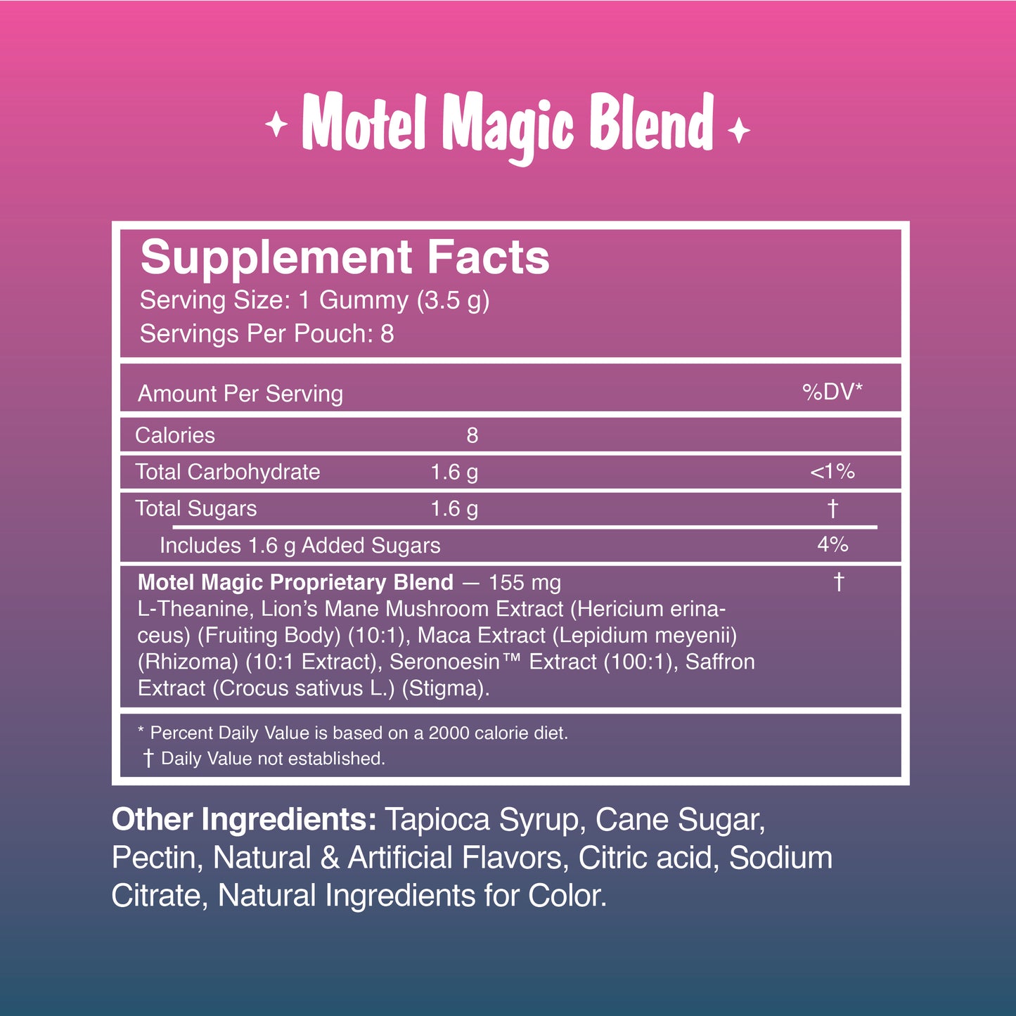 Motel Magic Mushroom Gummies - Black Cherry